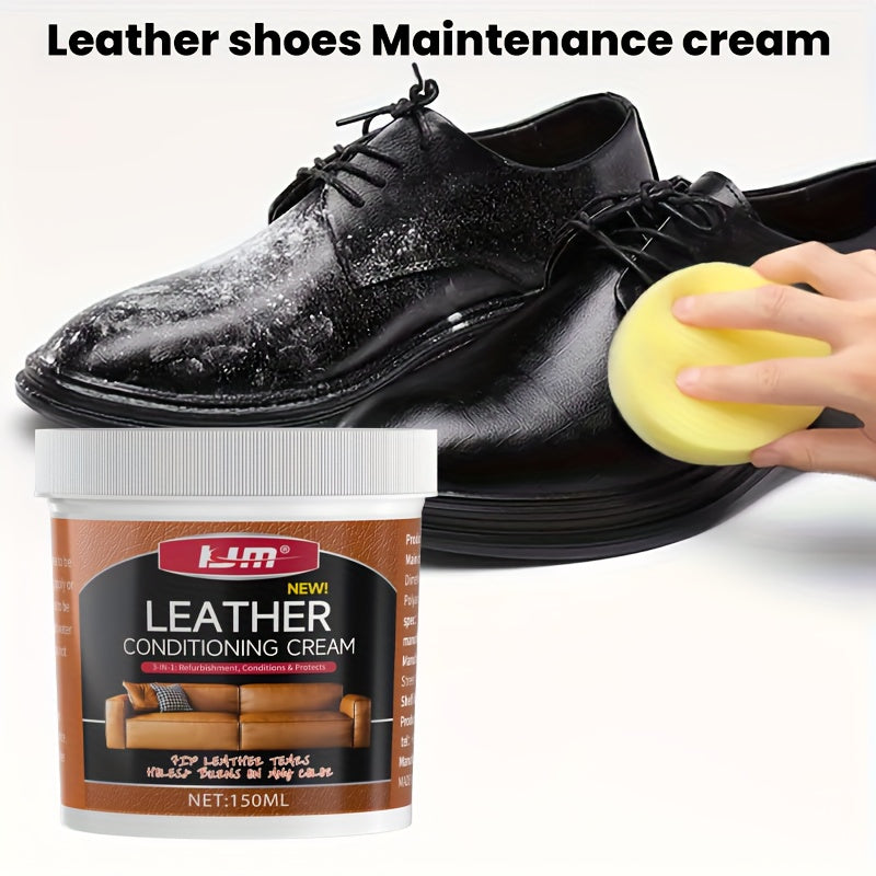 Leather Care Cream for Shoes, Bags, Furniture and Jackets