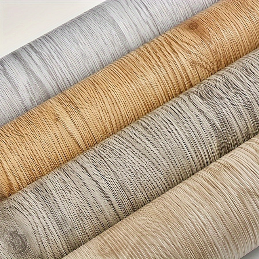 Retro Wood Grain Self-Adhesive Wallpaper Waterproof Oil-Resistant for Furniture and Room Makeovers 39.88cm x 299.72cm