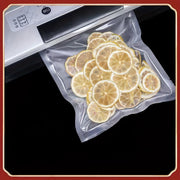 2pcs Food Storage Bags 15m Reusable White 11.02cm Kitchen Food Packaging