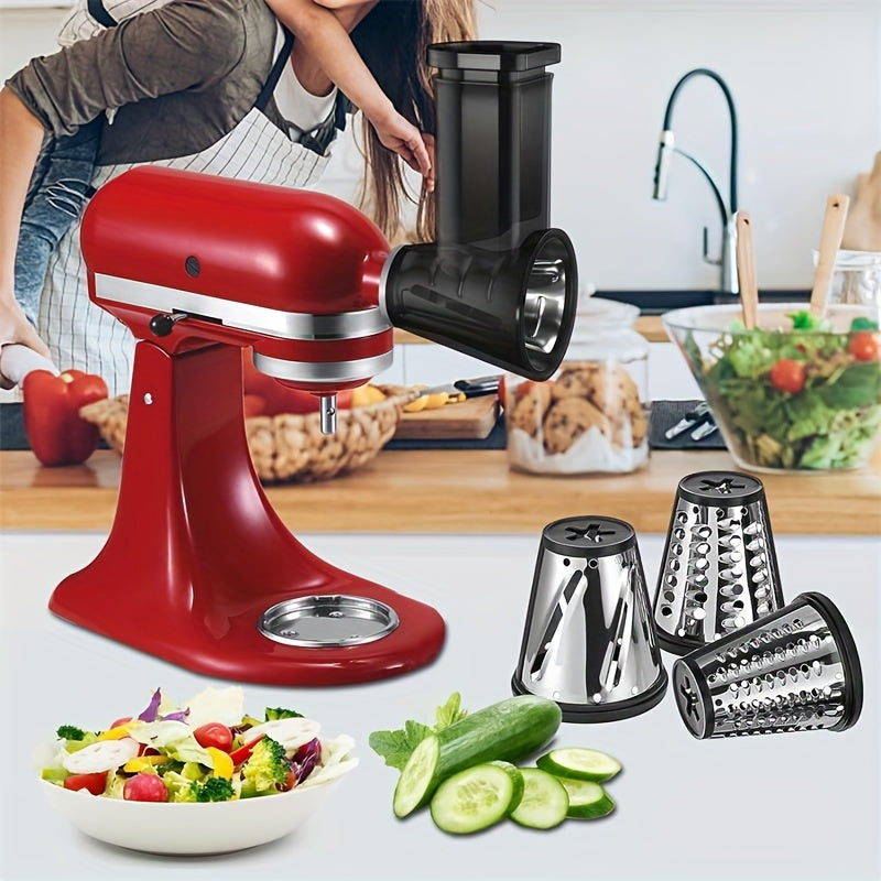 Slicer and Shredder Accessory for KitchenAid Blender with 4 Blades