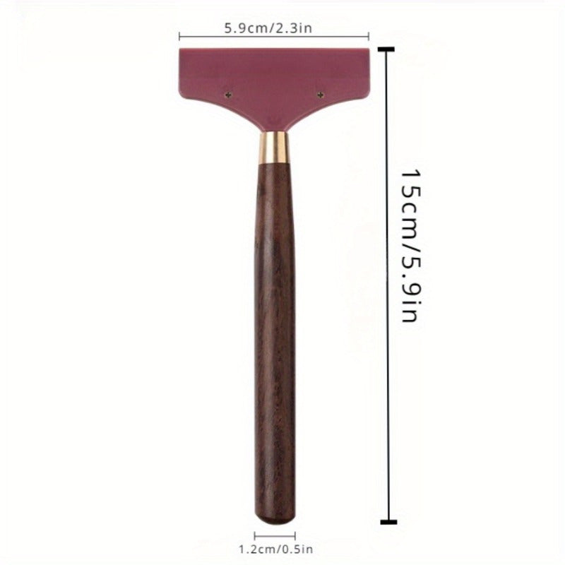 Accesorios para juego de té Kung Fu, bandeja de té de ébano grande, limpiador de bandeja, raspador de té, cepillo de té, raspador de agua