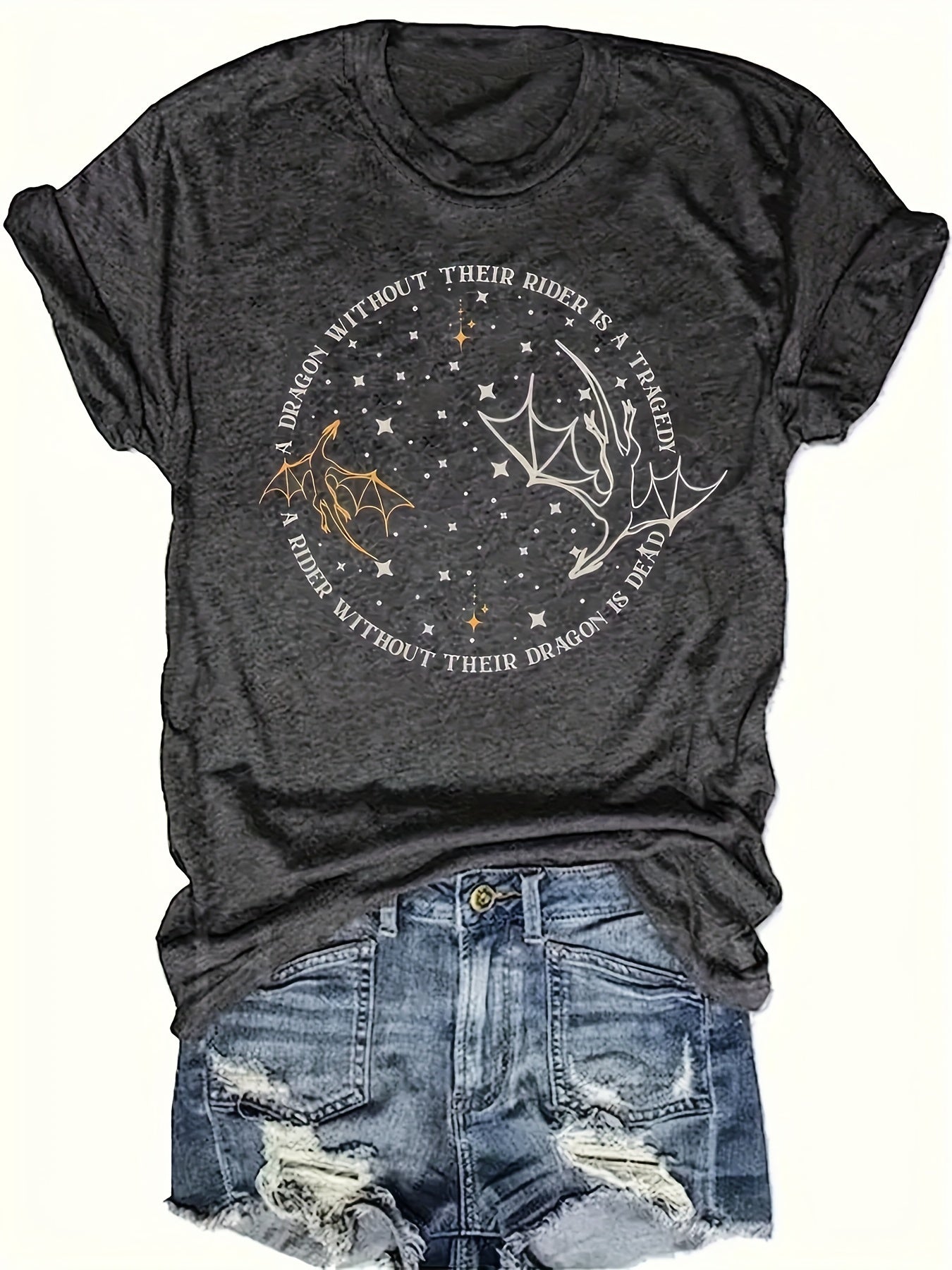 Women's Cotton Short Sleeve Casual Round Neck T-Shirt