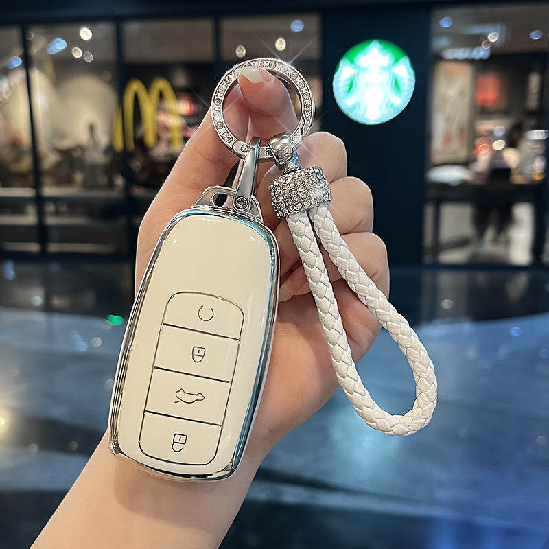 Universal TPU Car Key Cover Scratch-Resistant Stylish Protective Shell