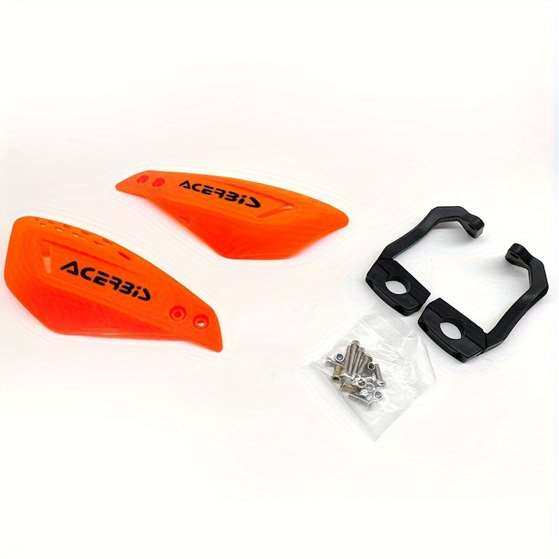 Off Road Motorcycle Hand Guards Carbon Fiber Look Dual-Sided Protective Shields for Dirt Bikes