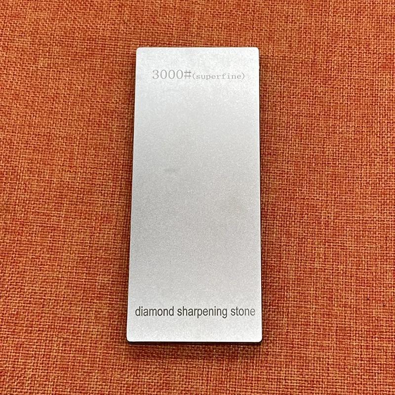 Metal Whetstone Sharpening System with Diamond Stones 1500-3000 Grit for Knives