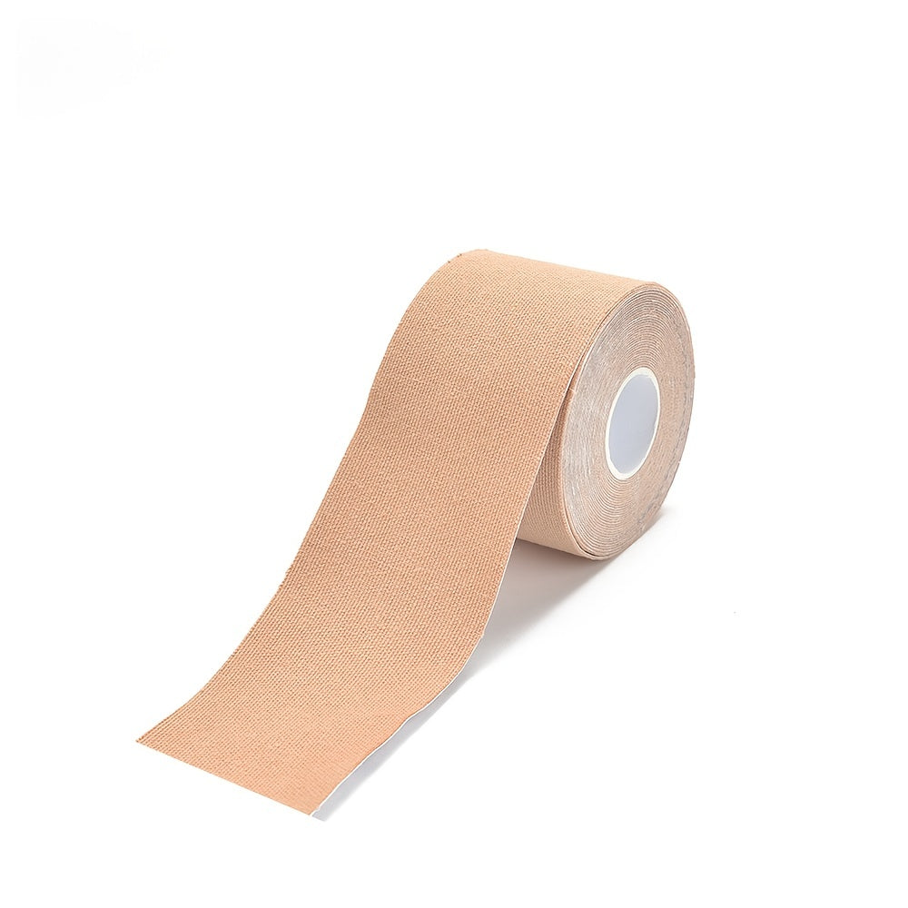 Women's Adhesive Bras Nipple Covers Breast Lift Tape Push-Up Bralettes Solid Color Rayon
