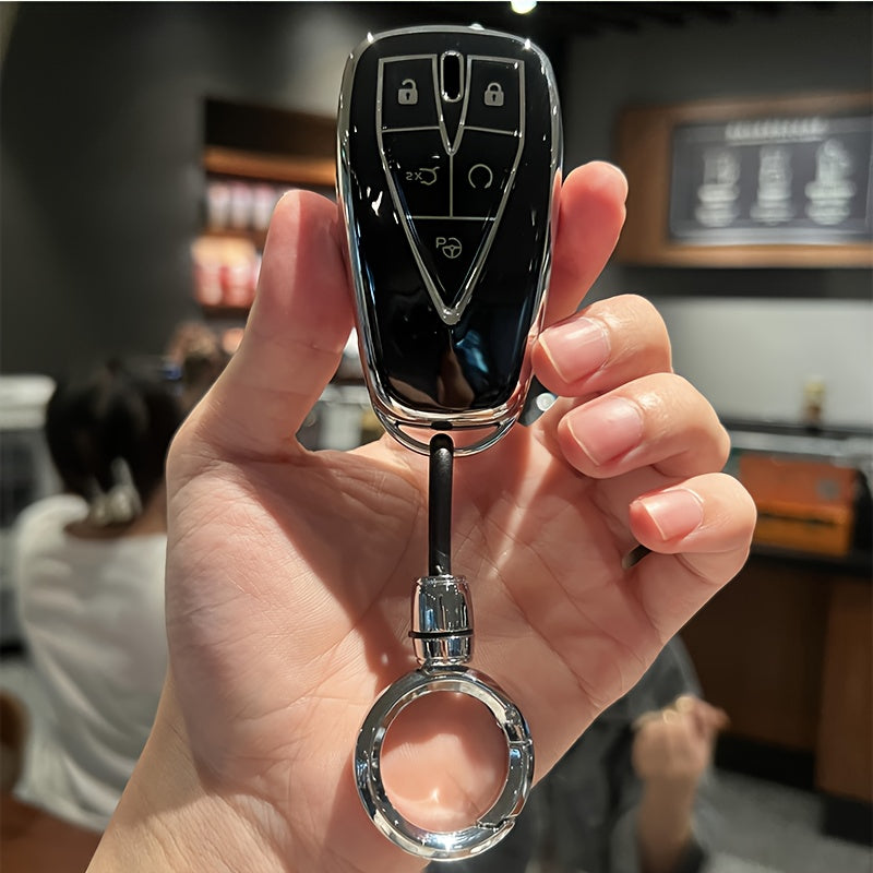 Чехол-накладка для автомобильного ключа из TPU для внедорожников, 3/4/5 кнопок, автомобильные аксессуары