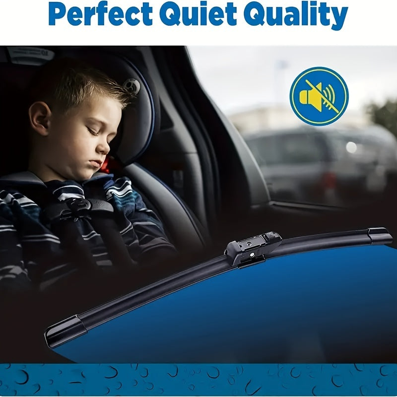 High-Definition Silent Wiper Set for Tesla Model Y and 3, 2 Pack