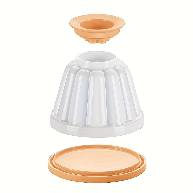 Jeliy, Mousse, Krem, Shokolad uchun 4-burchakli ABS plastmassa puding shakllari