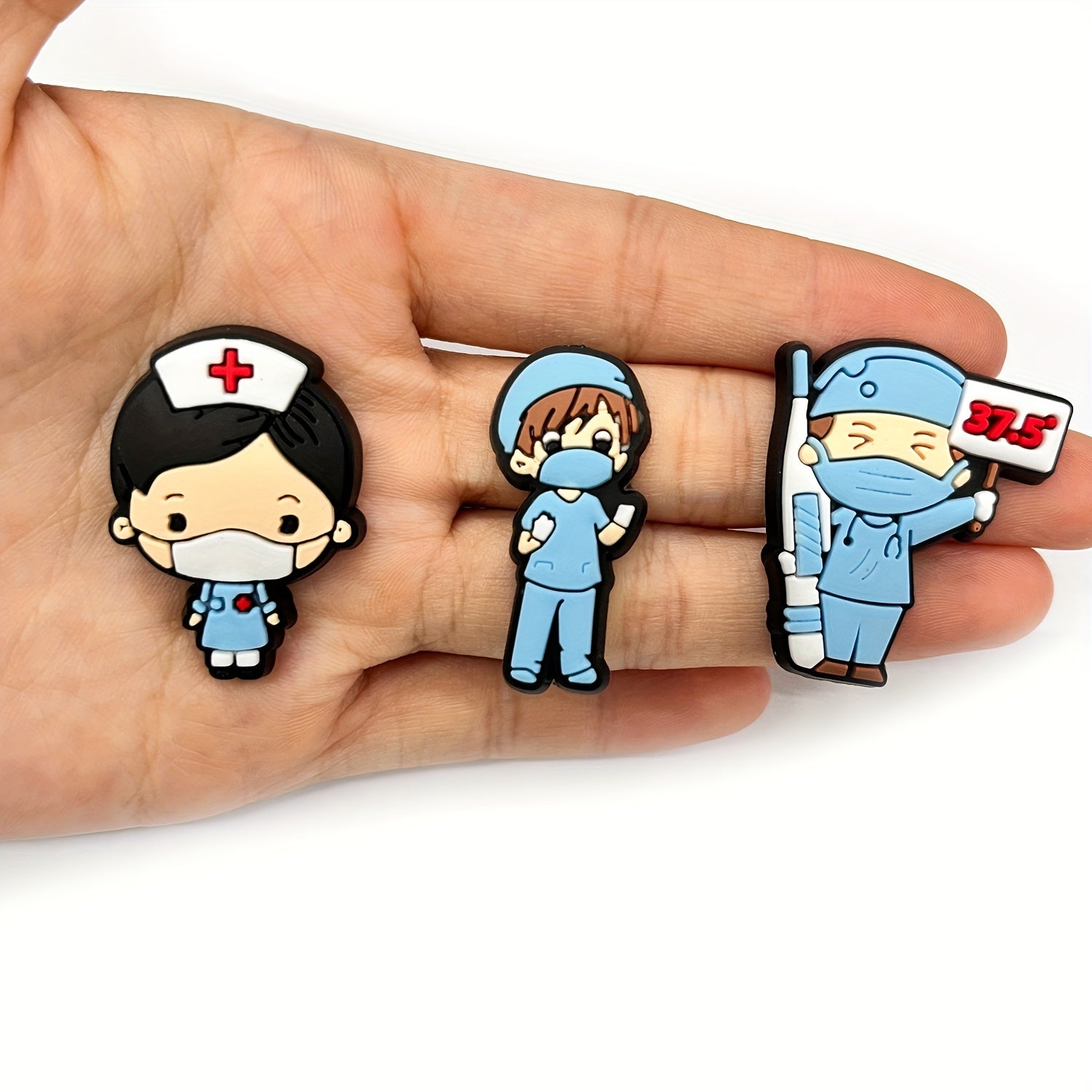 Unisex PVC Medical Theme Charms 20/50pcs DIY Accessories for Summer Parties