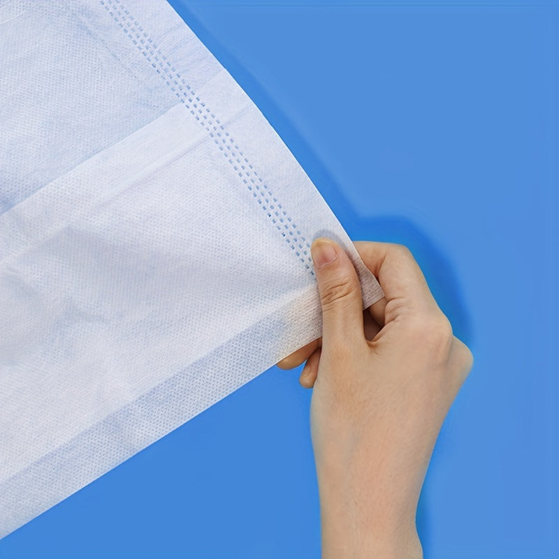 Set of 4 Disposable Pillow Covers Breathable Non-Woven Fabric Hotel Bedroom Salon Dust Stain Protection