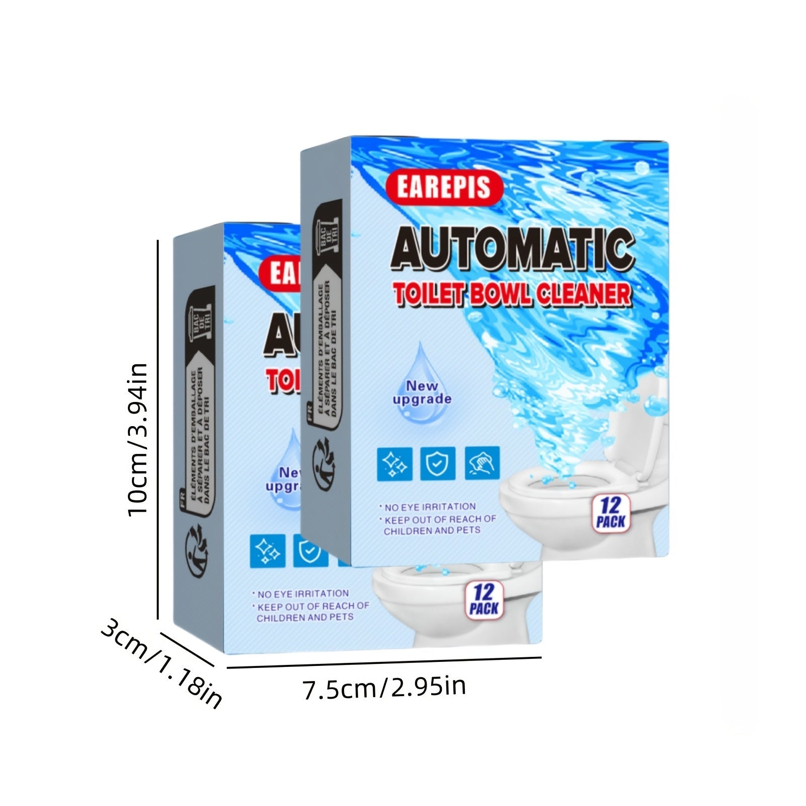 Automatic Toilet Cleaning Tablets Long-Lasting Stain and Odor Removal