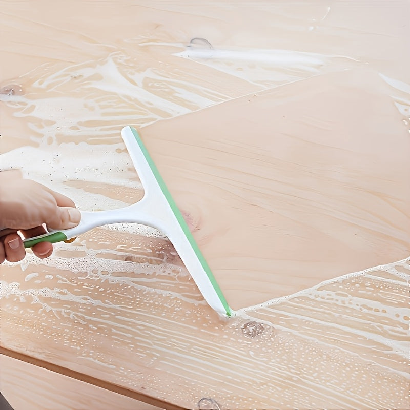 Limpiador de limpiaparabrisas de vidrio para ventanas, interior y exterior, herramienta de limpieza de ventanas de plástico con cepillo