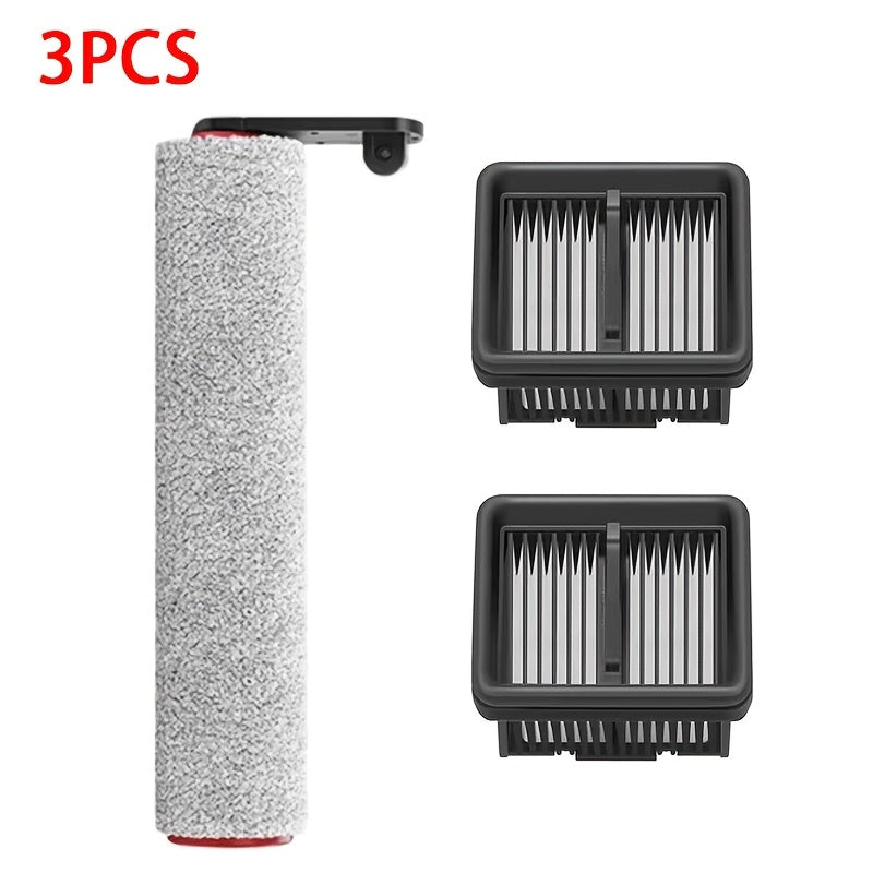 Dreame H12 Pro/H12 Plus filtr kartuşi uchun mos keladigan yumshoq tikanli rolikli cho'tka, quruq/ho'l ikki tomonlama foydalanish uchun vakuum tozalagich Hepa filtr aksessuarlar