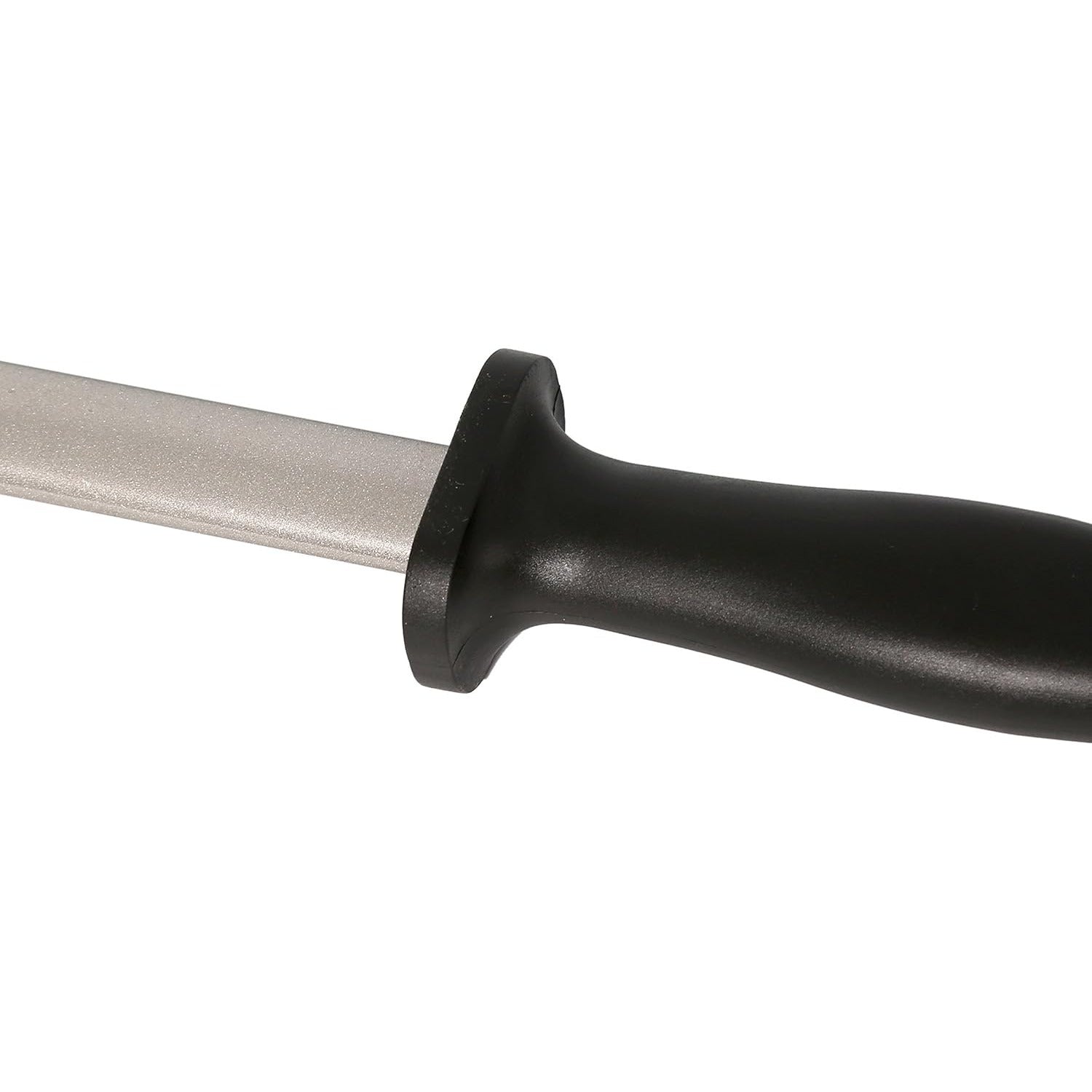 15-Inch Diamond Carbon Steel Knife Sharpener Rod for Kitchen and Outdoor Use