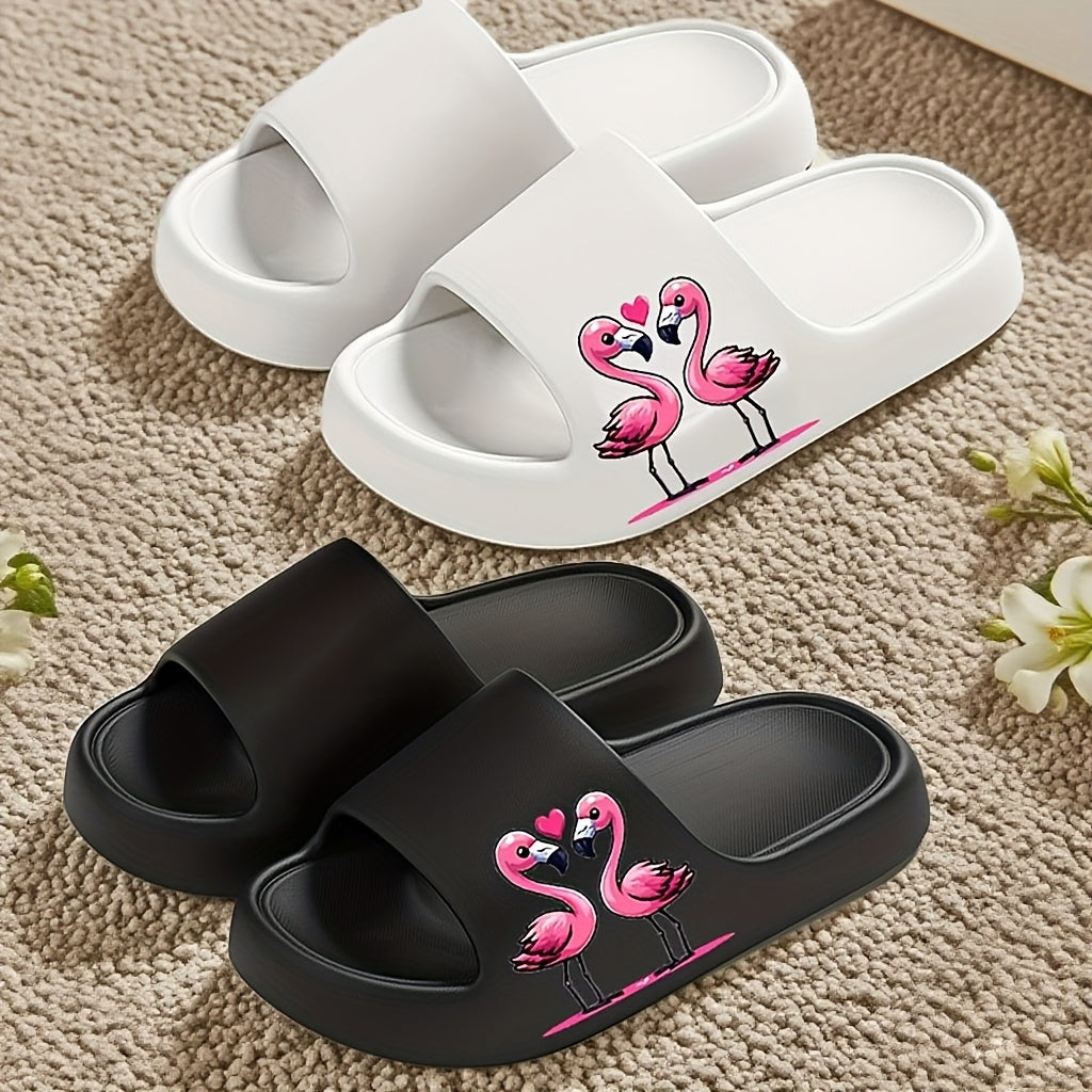 Унисекс тапочки из EVA с нескользящей подошвой для дома и улицы, черные и белые