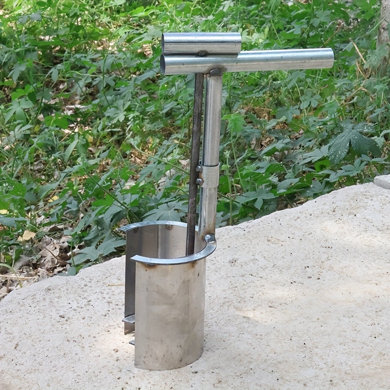 Stainless Steel Bulb Planter Garden Tool for Seed Planting and Flower Cultivation