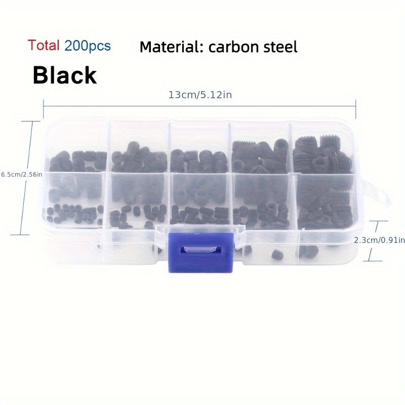 Stainless Steel Allen Head Socket Set Hex Grub Screws Assortment