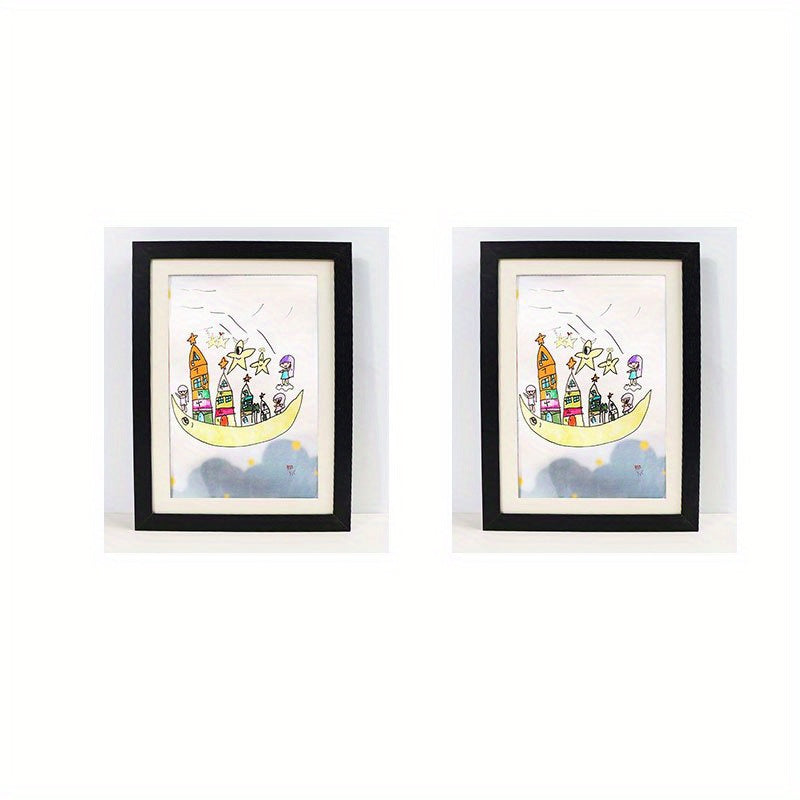 Kids Art Frame for Paintings and Projects, Front-Opening, Home Office Use
