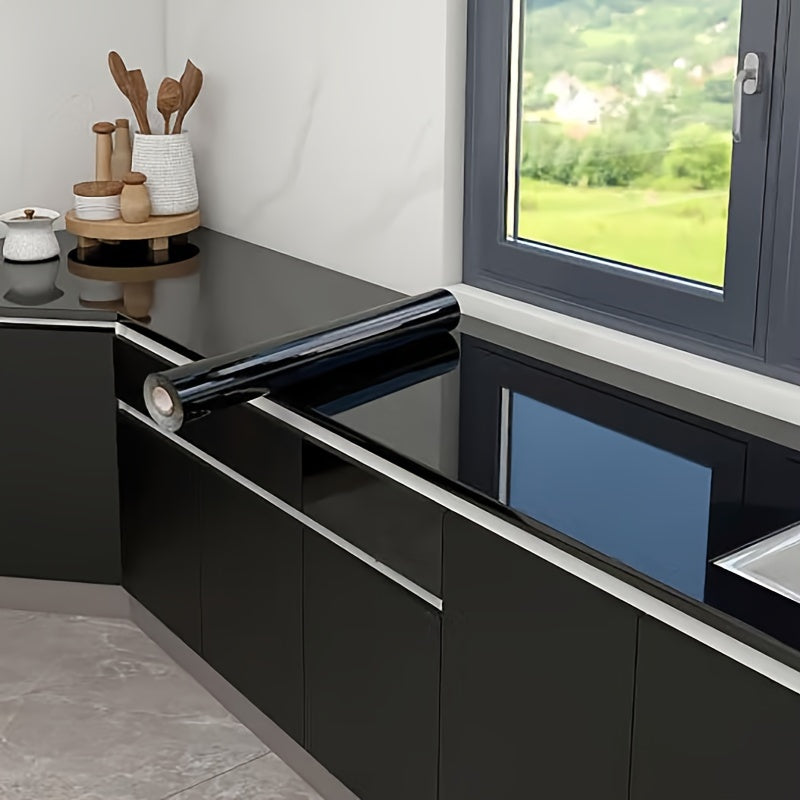 Oshxona va hammom uchun suv o'tkazmaydigan va yog'ga chidamli Peel & Stick devor qog'ozi - Qurilmalarga, mebellarga va uy bezaklariga mos ravishda kesilishi mumkin bo'lgan DIY ta'mirlash roliki