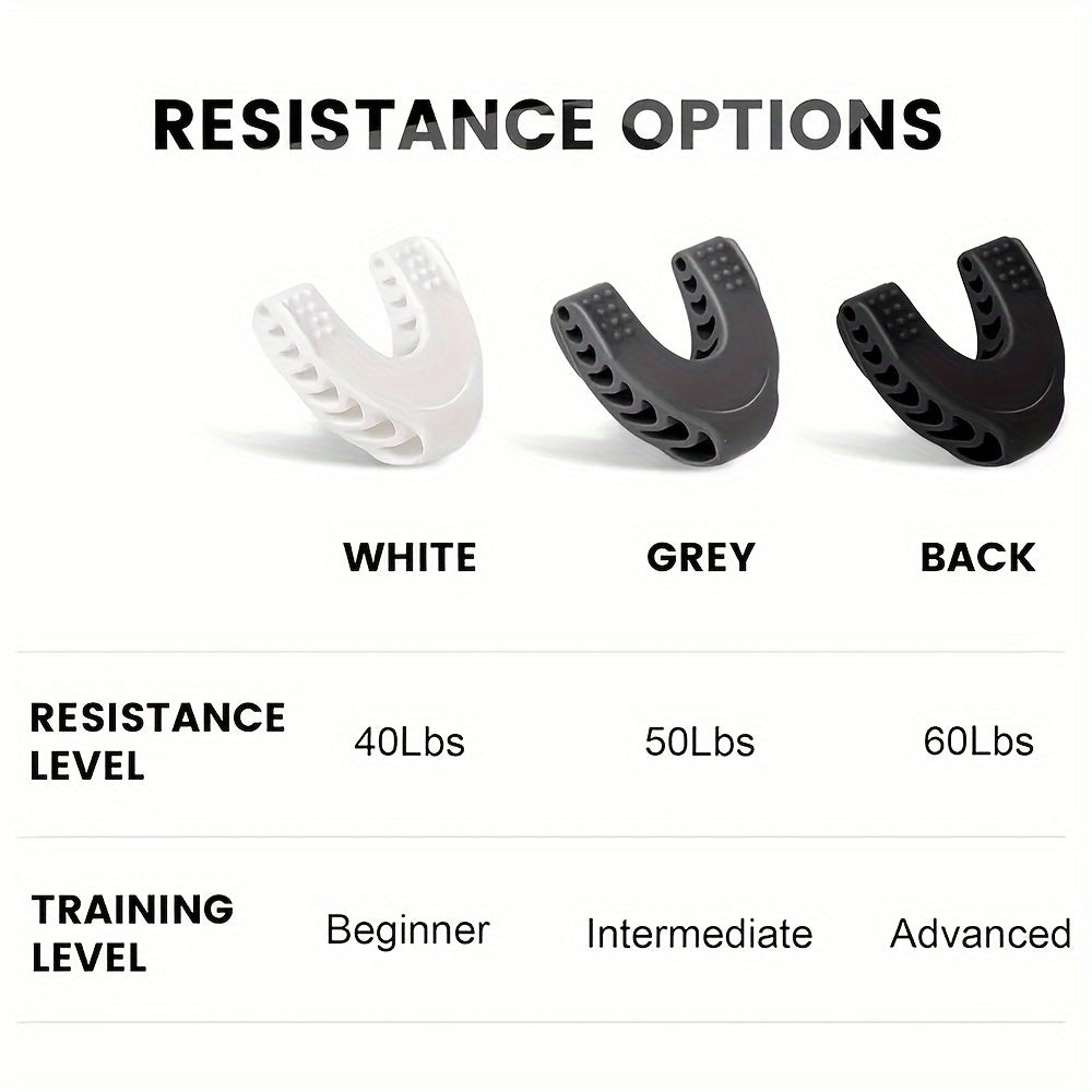 Premium 1 dona jag' mashq qilgich erkaklar va ayollar uchun yuz, bo'yin va jag' chizig'ini tonusga keltirish va mustahkamlash uchun. Tana, lablar va yonoqlarni kuchaytirish va maqsad qilish.