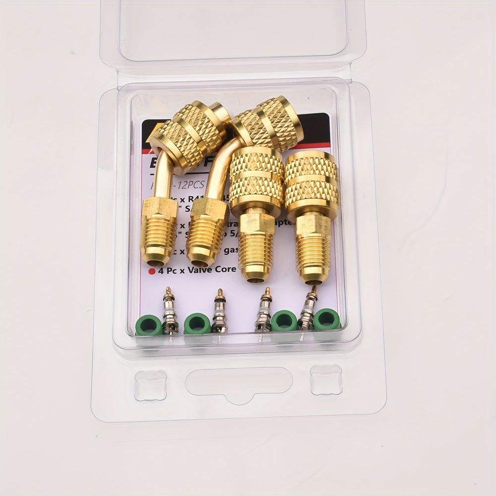 Quick Connect Fittings for R410A 1/4" SAE Male to 5/16" SAE Female HVAC Refrigeration