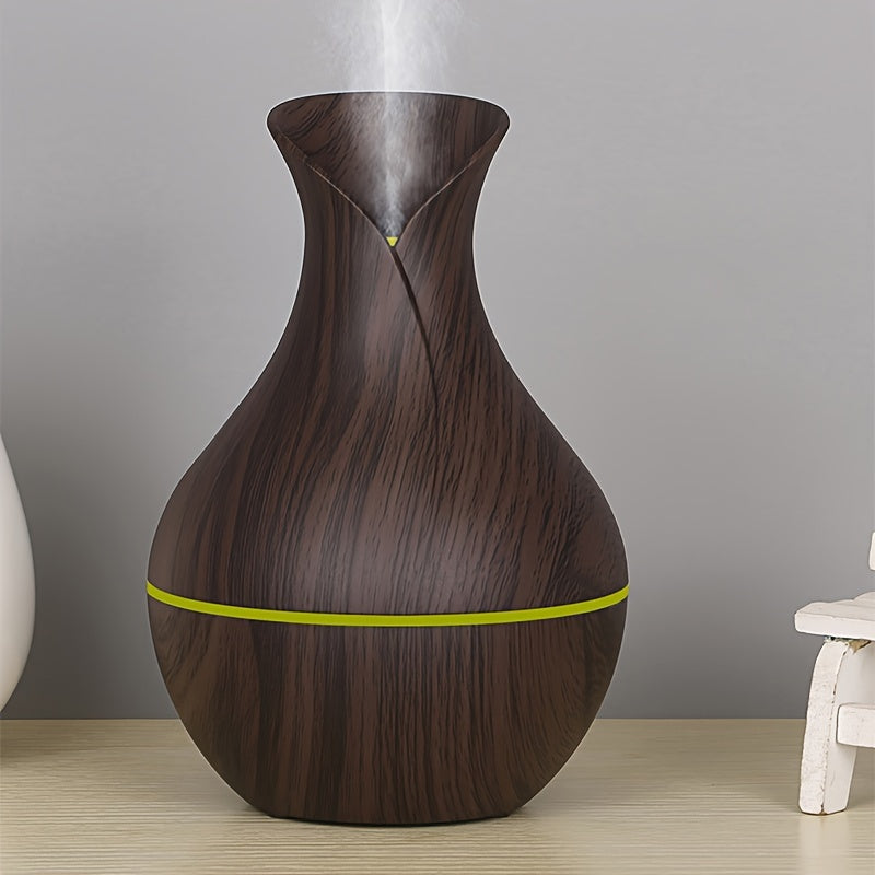 Ultrasonic Air Humidifier with Essential Oil Diffuser 7 Color LED Quiet Mini Cold Mist for Office Bedroom