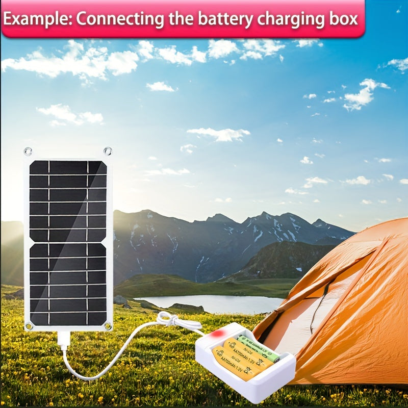 Portable 20W Solar Panel with USB Flexible Outdoor Camping Battery Charger