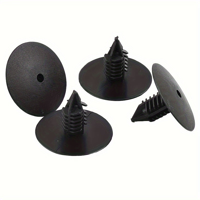 20pcs Black Plastic 10mm Car Wheel Arch Lining Splash Guard Clips
