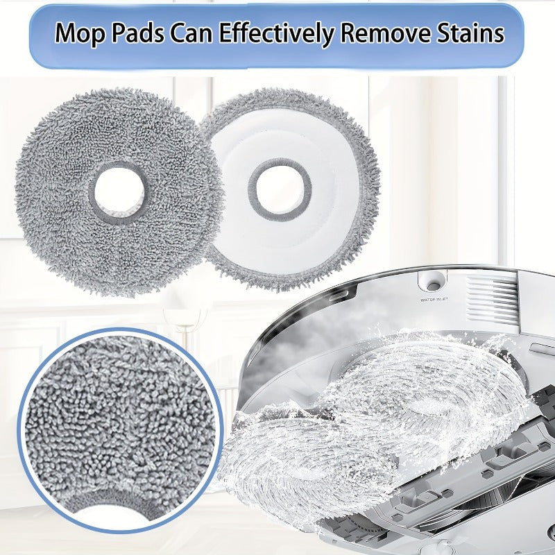 8 ta changyutgich chang yuvish sumkasi va 4 ta mikrotoʻqimalik mop padlari toʻplami, polni tozalash uchun