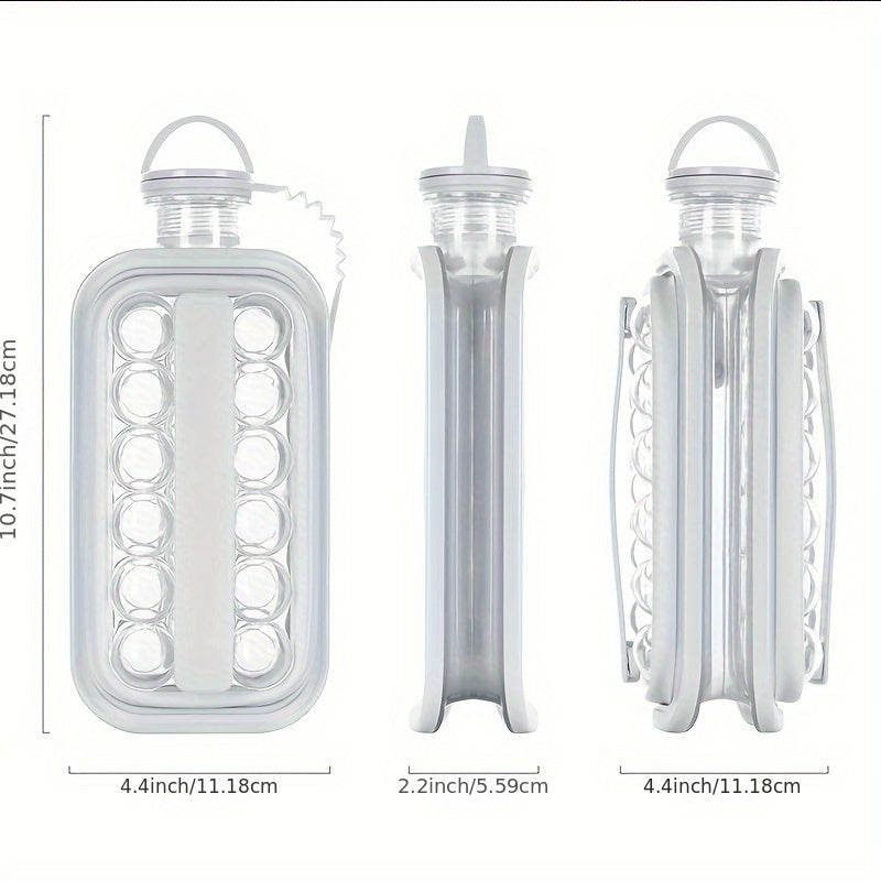 Bukiladigan Silikon Muz Qilichi Suv Idishi Muz Qutisi Ikki Birga Muz Kafesi Katta Hajm