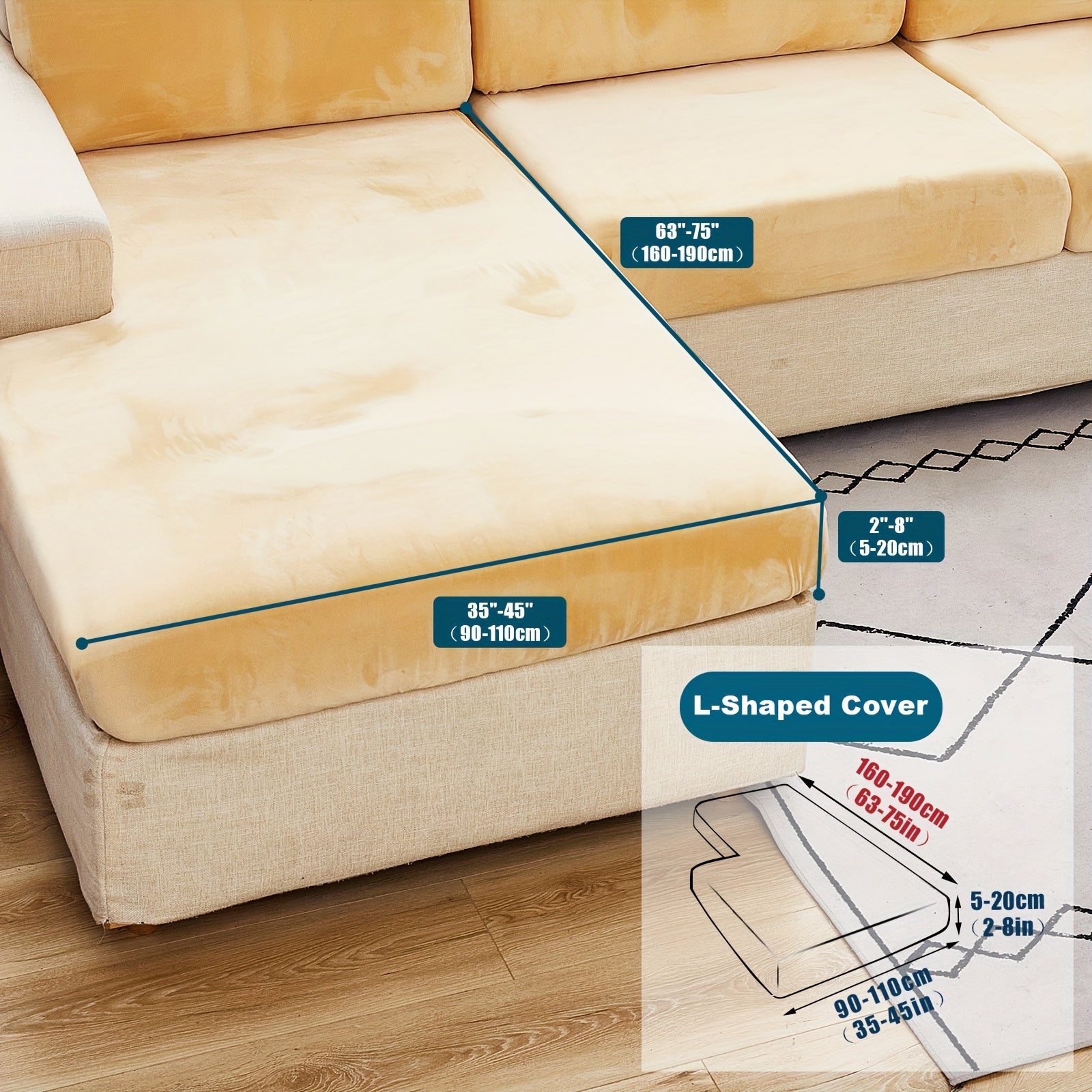 Велюровый чехол для дивана/подушки для домашних животных, пылезащитный и мягкий чехол для дивана для домашнего декора.