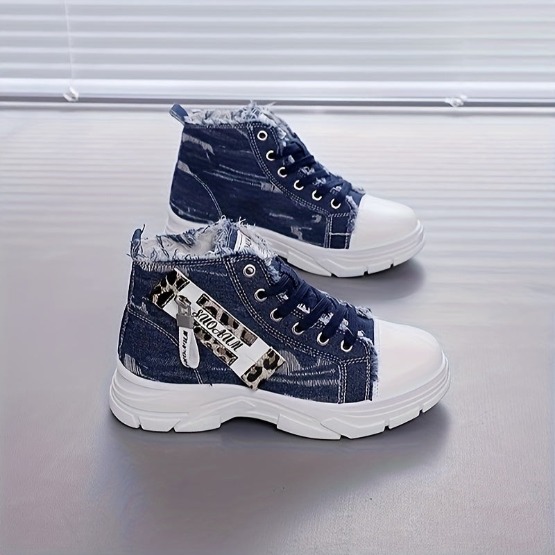 Women's Thick-Soled Casual Sneakers Wide Fit Outdoor Shoes