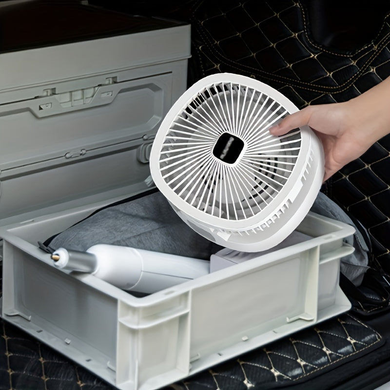 USB Desk Fan Portable Compact Fan for Travel and Office Use