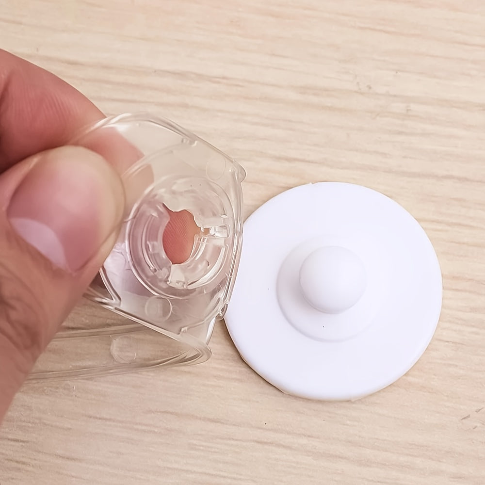 Set of 5 Transparent Latex-Free Safety Cabinet Locks and Straps for Childproofing