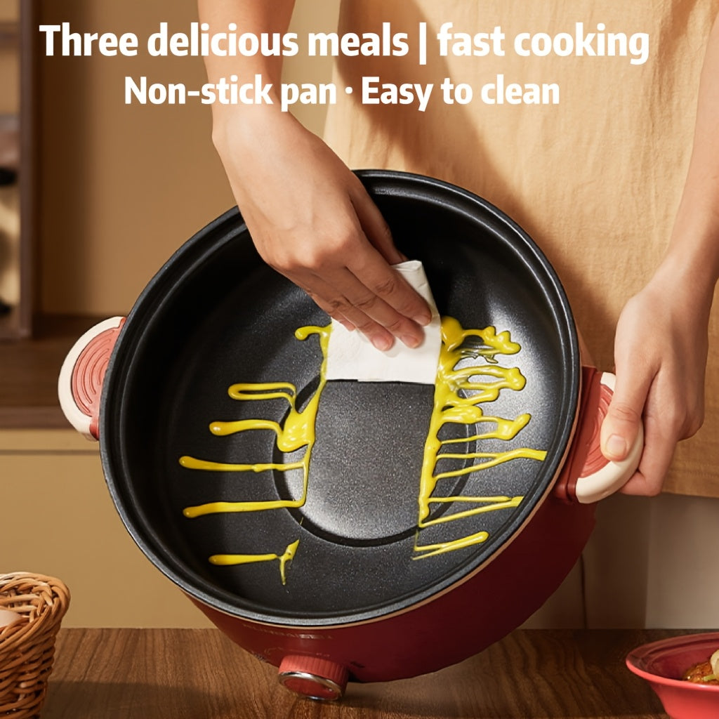 28cm elektr oshpazlik qozoni uy uchun, yopishqoq bo'lmagan, tez qizdirish, oson boshqarish