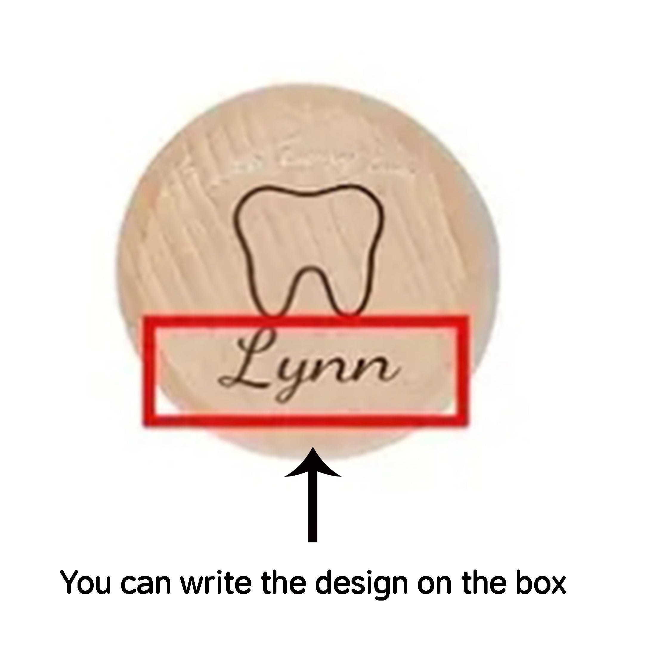 Set de caja de recuerdos de madera personalizada para el primer corte de cabello, hada de los dientes y almacenamiento de recuerdos del cordón umbilical