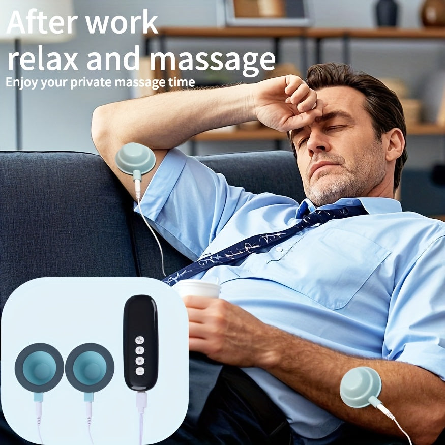 10-rejim, 39-intensivlikka ega ikki stakanli so'rish kubogi massajeri orqa, qo'l, oyoqlar uchun. Qayta zaryadlanadigan batareya va USB zaryadlash imkoniyatiga ega. Moslashuvchan intensivlikka ega ergonomik dizayn.