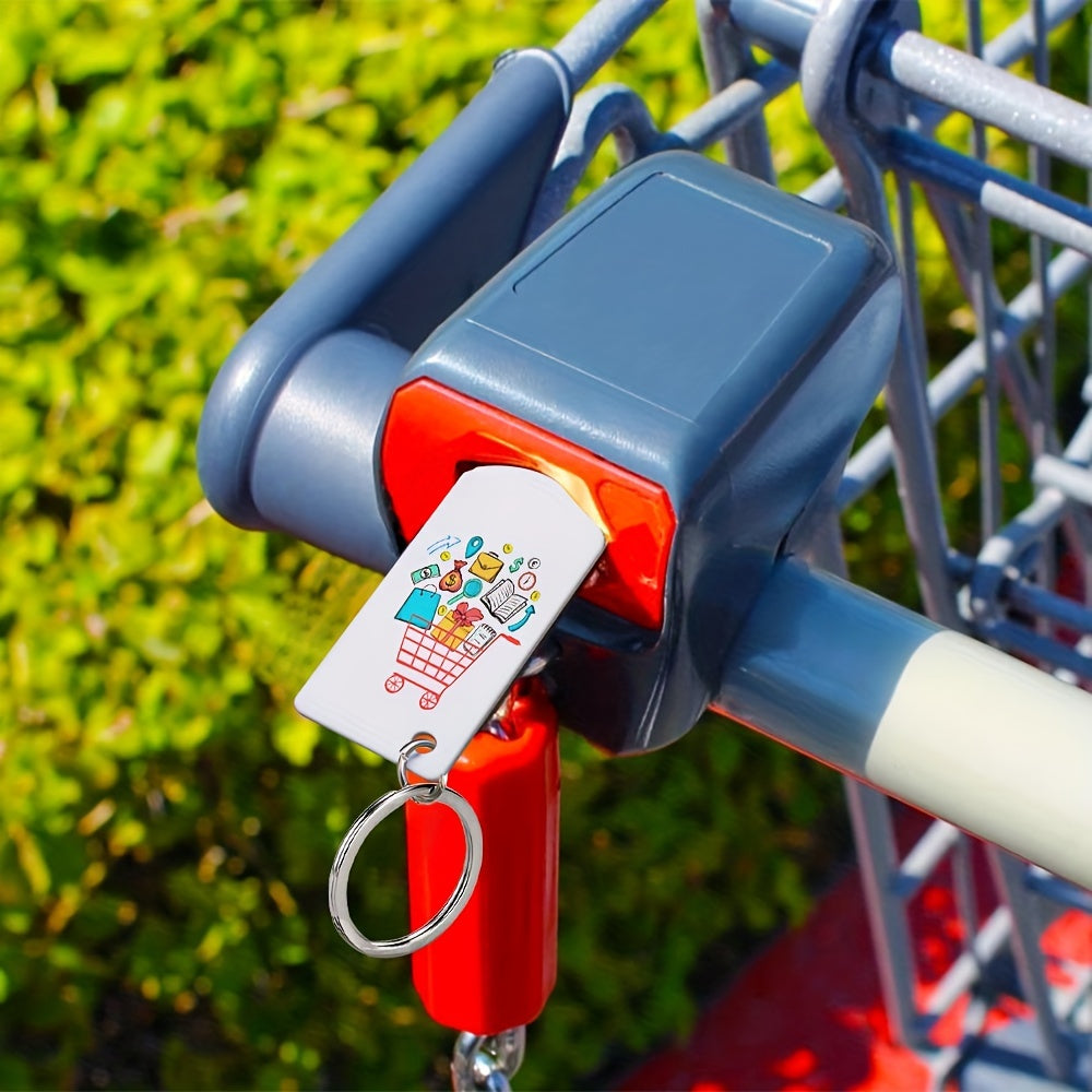 Этот набор включает 10 стильных пустых брелков для ключей в ослепительном золотом цвете, идеально подходящих для двусторонней печати. Идеально для мужчин и женщин, эти брелки станут отличными подарками для тележек для покупок и жетонов для покупок.