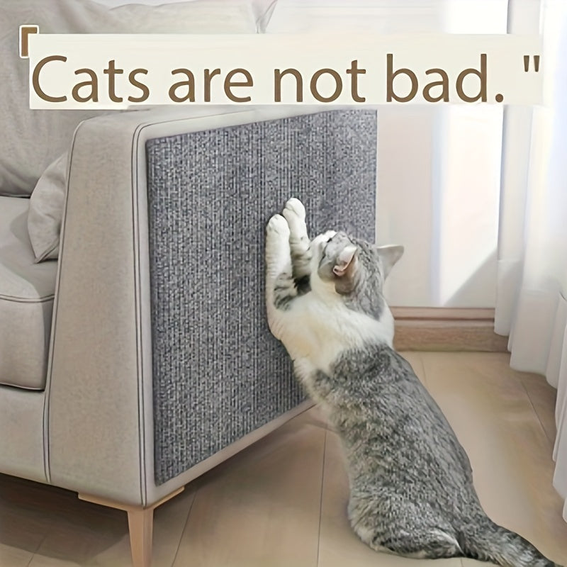 Hairless Cat Scratching Post and Wall Sticker Protects Sofas and Carpets