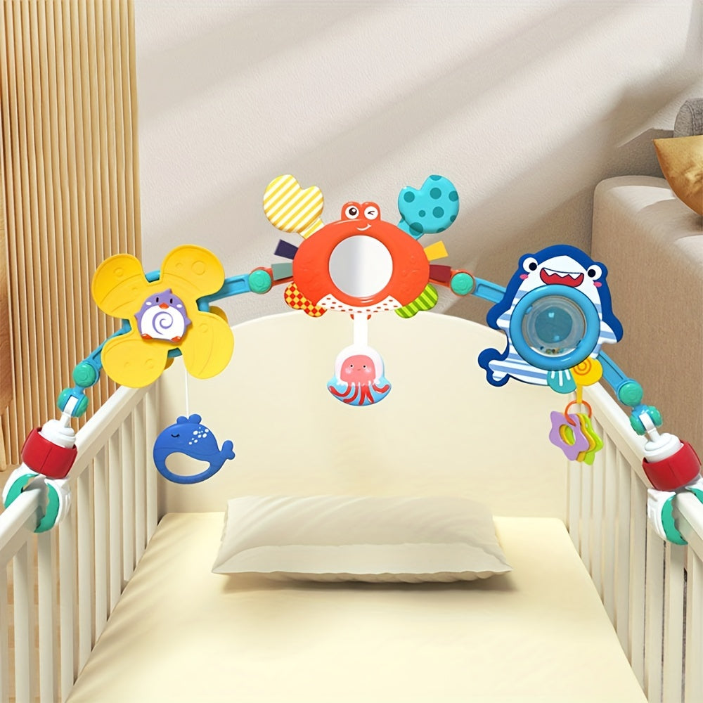 Baby Toy Bed for Newborns Infant Queen Bell for 0-1 Year Olds Car Seat Stroller Toy