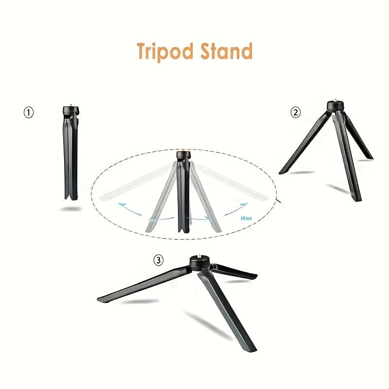 Dimmable USB Ring Light with Tripod and Phone Holder for Photography and Streaming