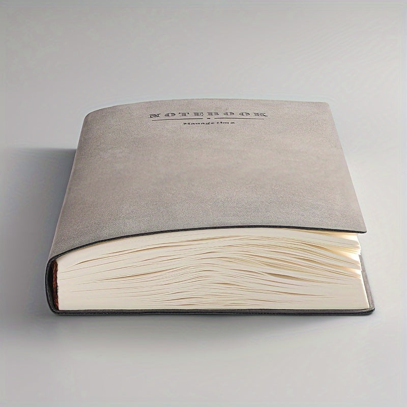 Shaxsiylashtirilgan kvadrat qoidali yumshoq charm daftarchasi belgi bilan biznes uchrashuvlari va akademiklar uchun ideal.