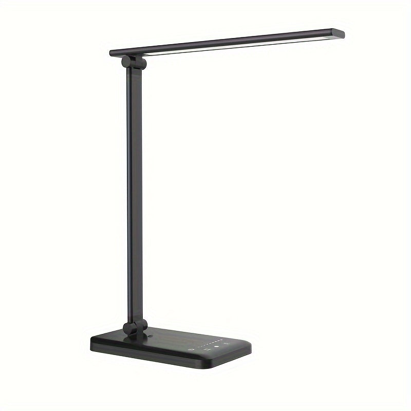 Adjustable LED Desk Lamp Touch Control Dimmable with 5 Lighting Modes USB Powered White or Black
