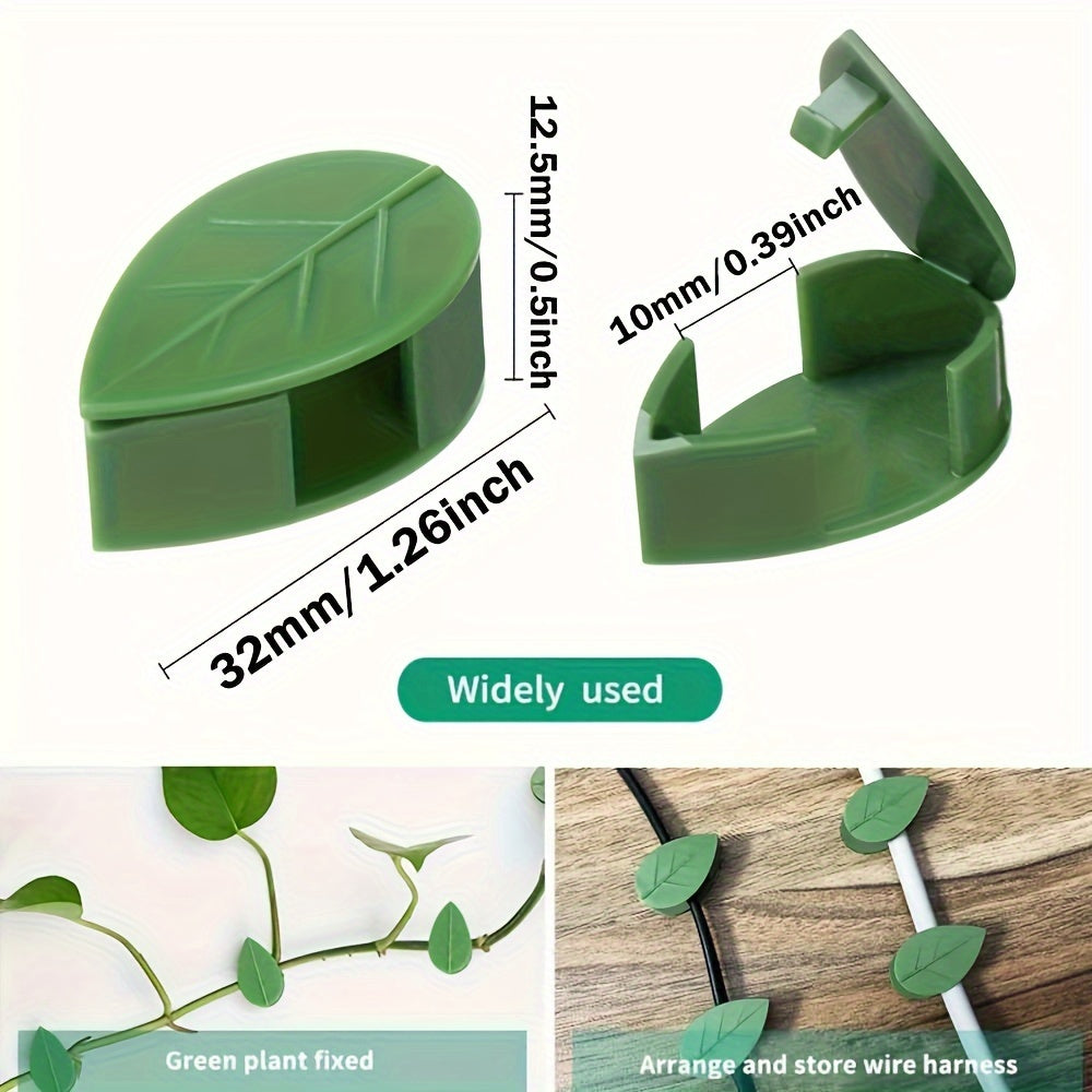 Invisible Plant Climbing Wall Fixtures 10/30/50 Pack Plastic Support Clips for Vines and Cables
