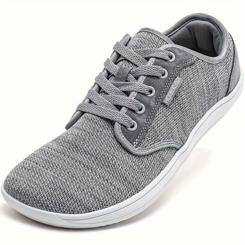 Casual Knit Fabric Sneakers for Men and Women Non-Slip Rubber Sole All-Season