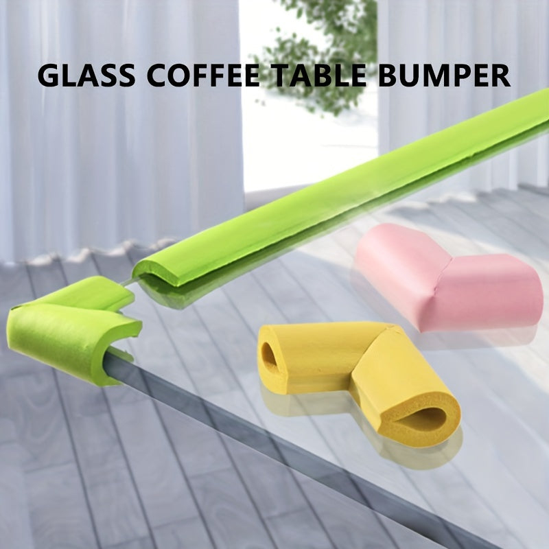 Set of 10 Soft Anti-Bump Glass Table Corner Protectors for Child Safety