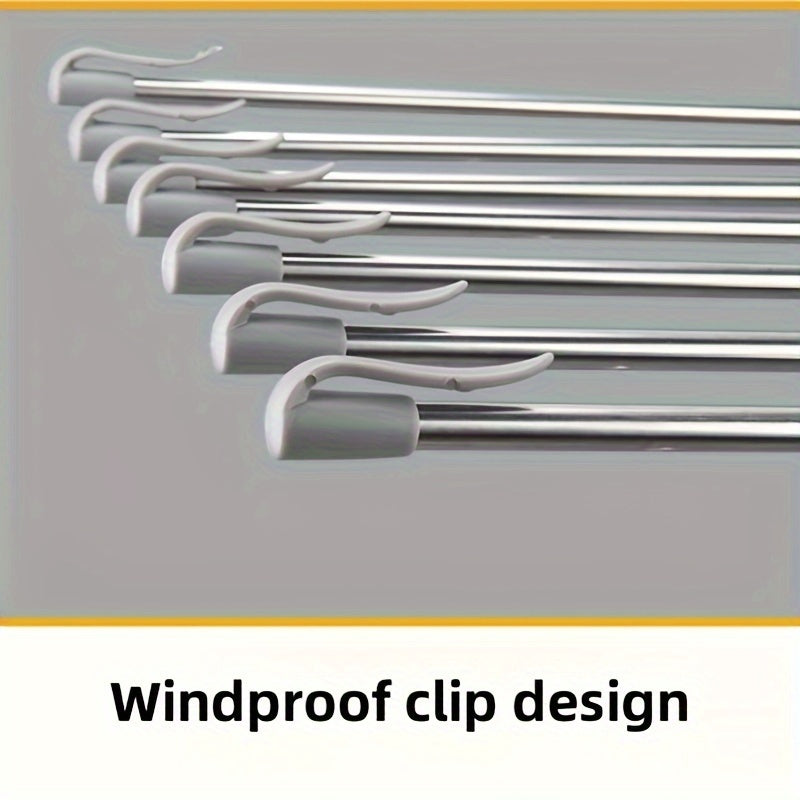 Foldable Stainless Steel Clothes Drying Rack for Indoor Outdoor Use