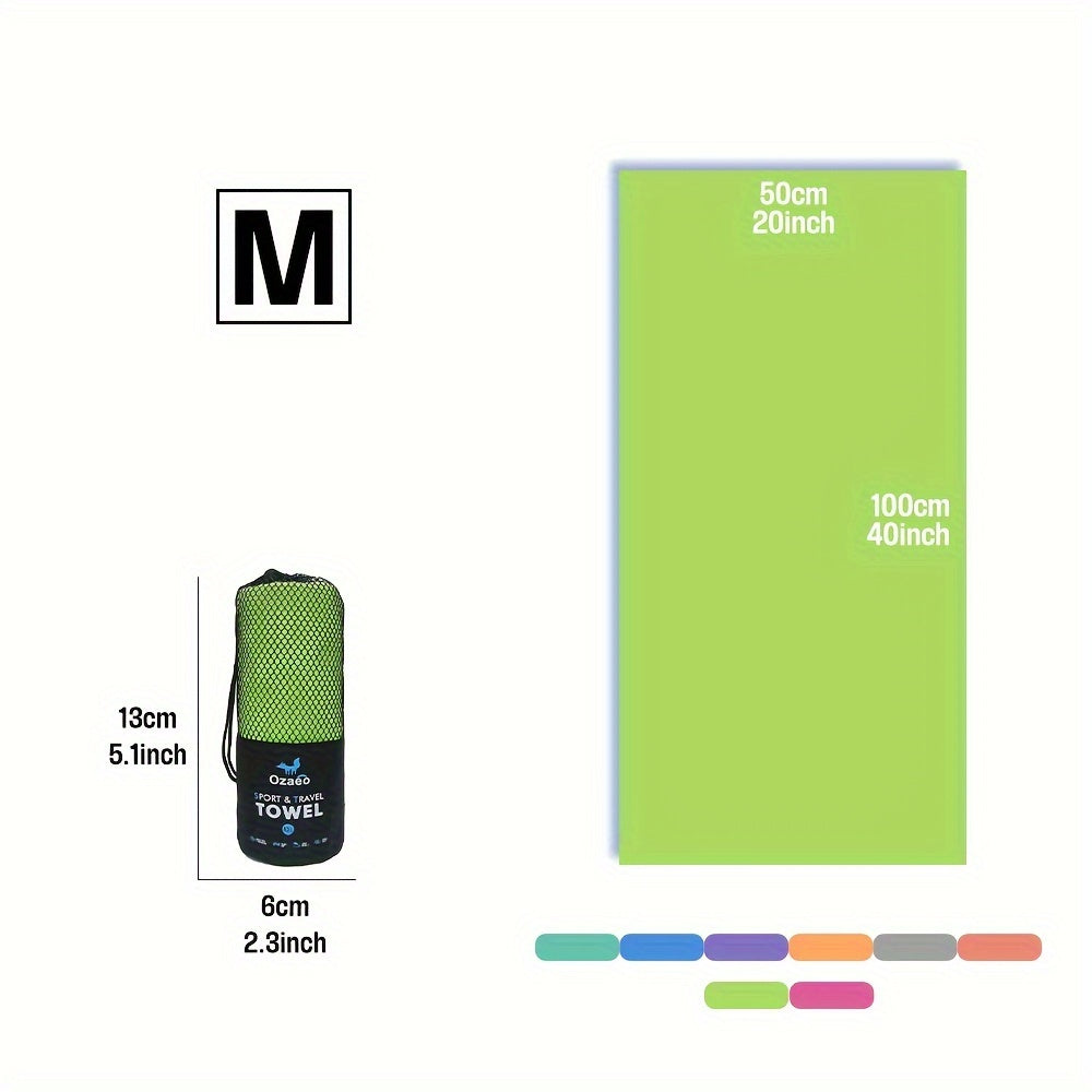 Microfiber Travel Towel Quick Dry Lightweight Sports Beach Hiking Yoga Golf Pickleball