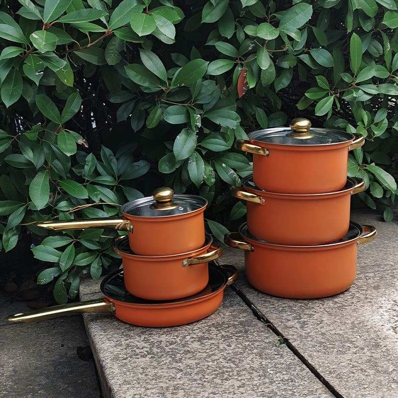 Multi-Functional Stainless Steel Stockpot with Transparent Lid for Stews and Soups